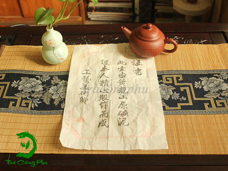 Ấm Tử Sa Thủy Bình Bát Nhã Tâm Kinh - ATS1295